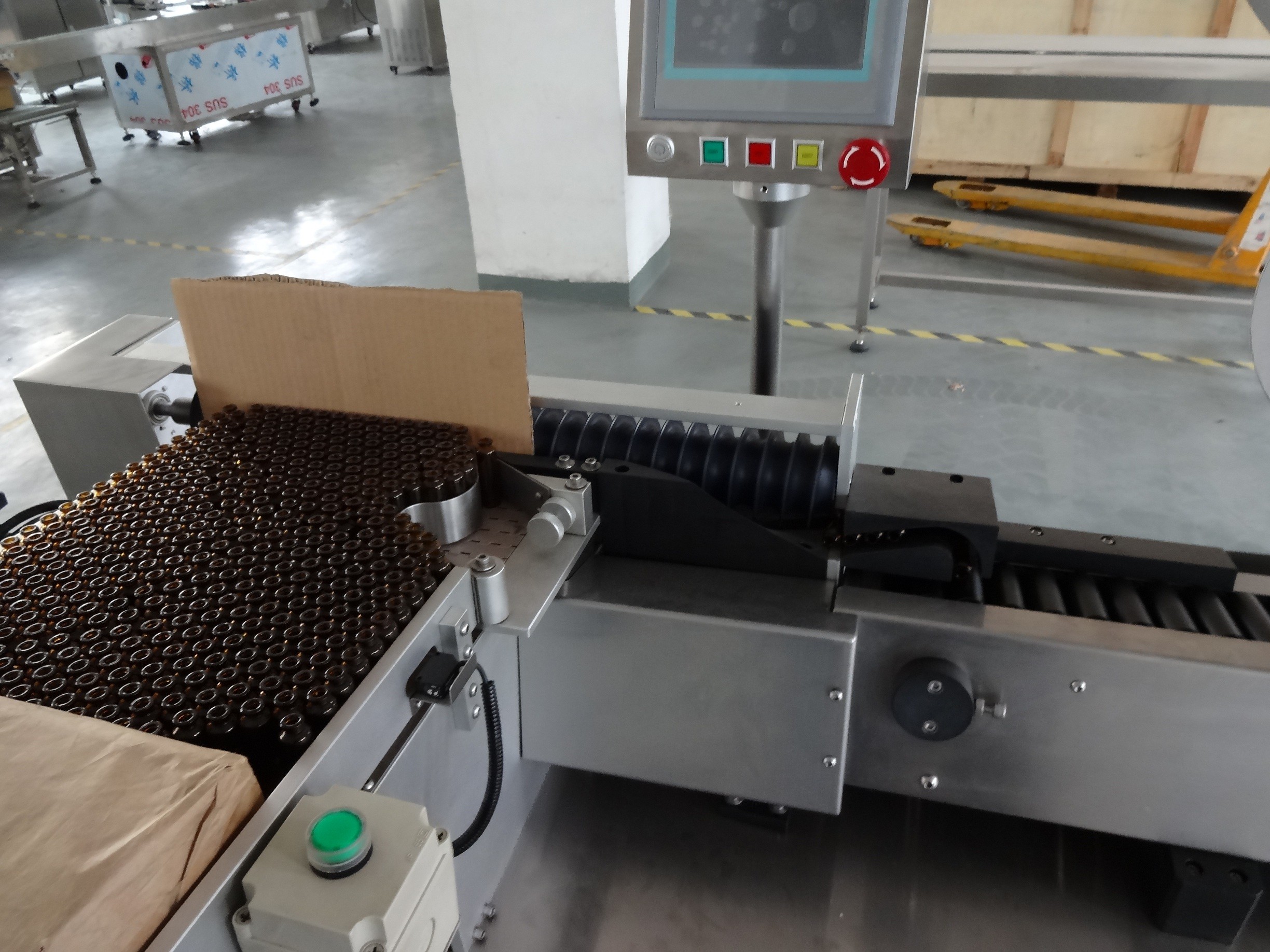 High Speed 10ml Vial Labeller Ampoule Labeling Machine