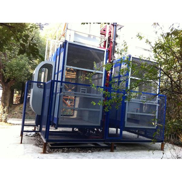 Painted Material Construction Lifter / Construction Site Lift For Industrial