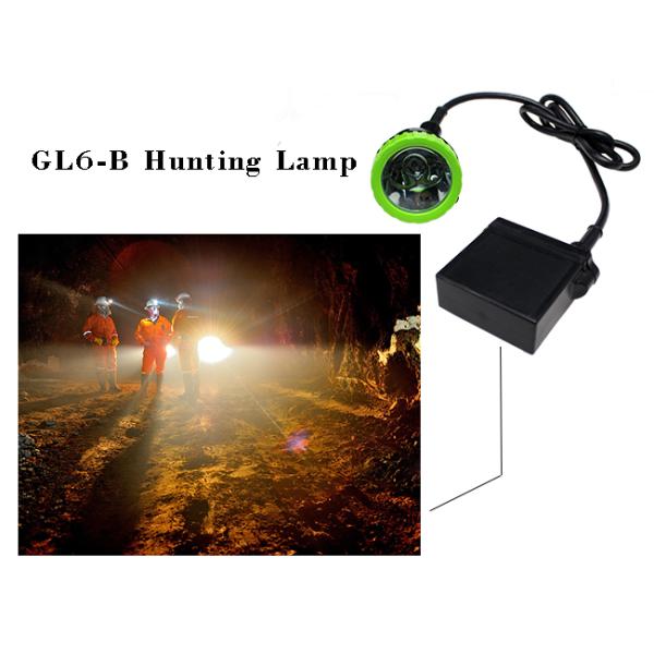 Green IP67 1500ma Cordless Mining Lights , 650lum Mining Cap Lights Rechargeable