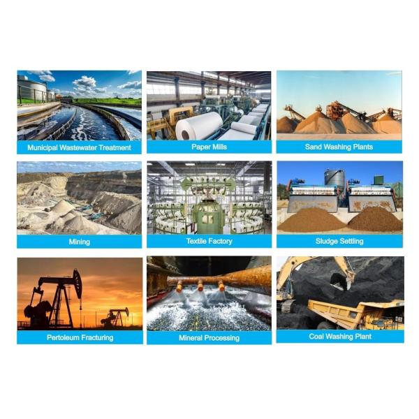 Hengfeng Wastewater Treatment Chemical Cationic Polyacrylamide Dewatering Flocculant PAM Polyacrylamide