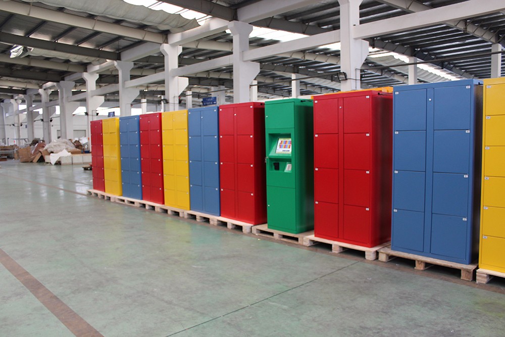 Storage Custom Automated Electronic Qr Code collect and collect Parcel Delivery Lockers For Post Express