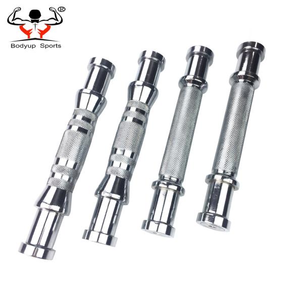 Quality Steel Pro Style Dumbbells , Standard Dumbbell Bar With Chromed Handles for sale