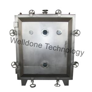 High Temperature Drying Vacuum Tray Dryer Batch - 500Kgs Loading Capcity