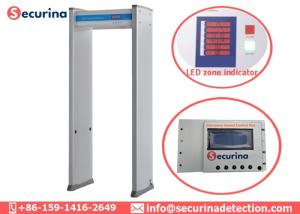 Buy cheap Airport Metal Detector Body Scanner 40 Hours Continuously 6 Detecting Zones product