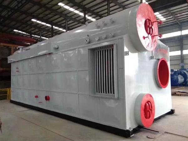 Quality PLC Control Double Drum Steam Boiler Industrial Biomass Boiler Efficiency 82% for sale