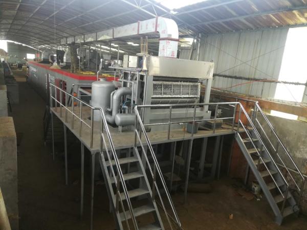 Quality Customized Egg Tray Moulding Machine , Eco Friendly Paper Egg Tray Machine for sale