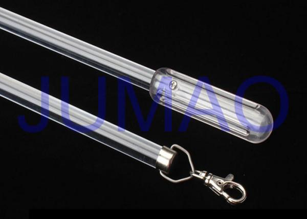 Quality 90 Cm Drapery Curtain Rods Transparent Heat Resistance Acrylic Material for sale