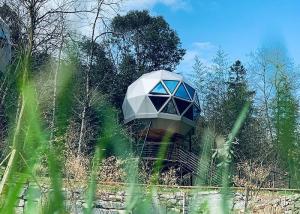 Aluminum Panel Exterior Wall Cladding Hotel Prefab Light Steel Frame House Dome House Of Cabin