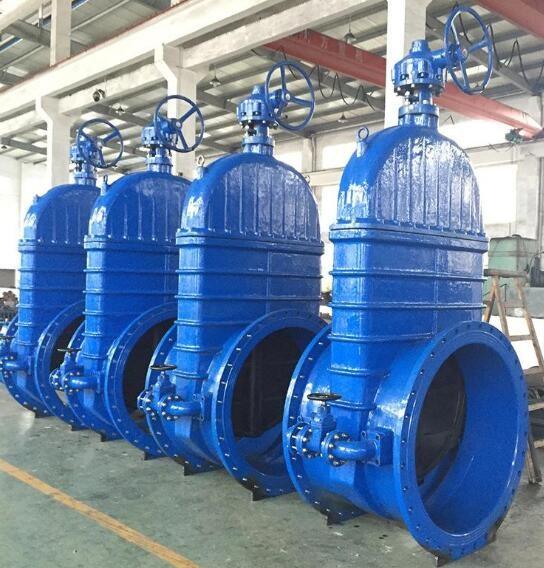 Quality ANSI 2"-24" Worm Gear Valve Non Rising Stem Ductile Iron Cast Iron for sale