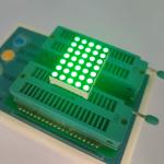 3mm 5 X 7 DOT Matrix Pure Green LED Display for Digital Time Zone Clock