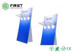 Custom CDU Recyclable Retail Cardboard Counter Stand Table Display With Pegs