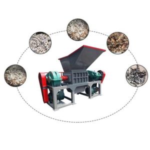 Buy cheap Industrial Waste Plastic Shredder Machine Double Shaft For Wood Pallet product