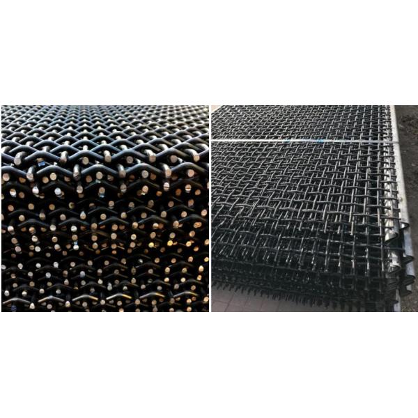 Galvanized Double Crimp Woven Wire Screen Mesh for Corrosion Resistant Mine Sieving