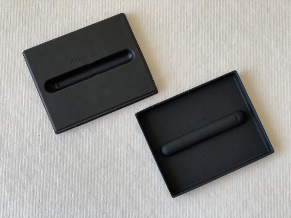 Quality E Cigarette Custom Sustainable Packaging Debossed Molded Paper Pulp for sale