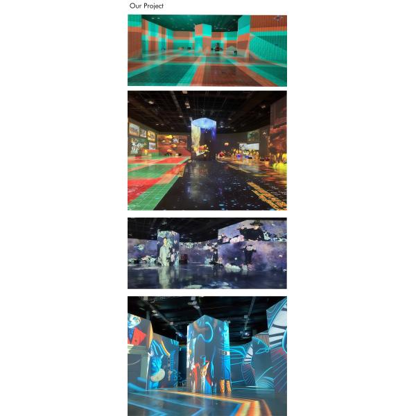 7500 Lumens Immersive Projector Short Throw Laser Projector For Large Venues