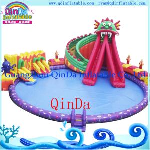 Octopus Inflatable Water Slide with Swimming Pool inflatable slide for pool
