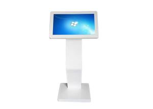 China White 21.5'' Floor Stand Horizontal Screen Multi Touch Interactive Desktop KIOSK With 1080P Full HD on sale