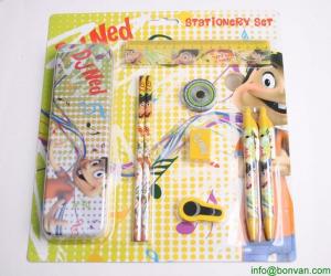Buy cheap School supplies wholesale kids stationery set packed in paper gift box,gift stationery set product