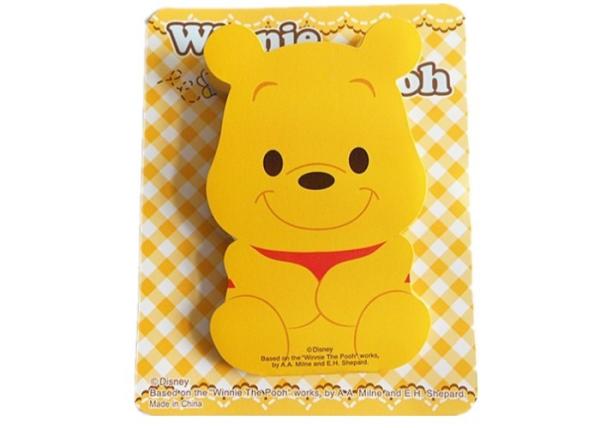 Quality Printable Sticky Notes Winnie Bear Shape Cool Post It Notes Custom Sticky Notes CMYK Printable for sale