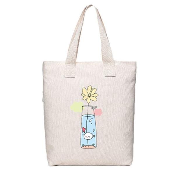 Quality Small Canvas Handbag Mummy Diaper Bag With Humanized Internal Structure for sale