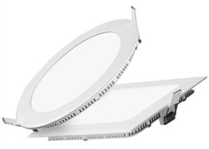China Ultra thin 3W / 6W LED Ceiling Recessed Grid Downlight / Slim Round Panel Light on sale
