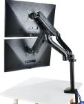 OEM LCD Monitor Lift , Telescopic Multi - Function Alloy Dual-Screen Display