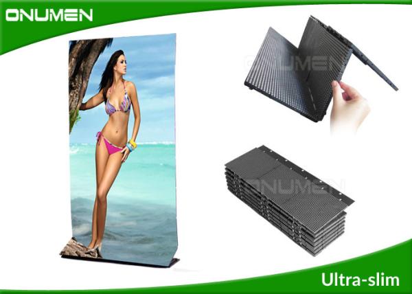 Quality High Resolution Rental Flexible Led Curtain Display , Soft Led Screen Environment Friendly for sale