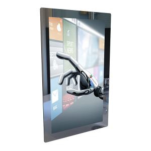 Buy cheap 21.5 Inch PCAP Touch Screen Interactive Mirror Display Curved Edge product
