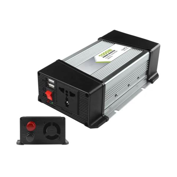 DC To AC Corrected Sine Wave Power Inverter 12v To 220v 1000W DC AC Power Inverter