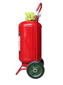 Trolley Co2 Fire Extinguisher , 30 -100 Kg Mobile Fire Extinguisher For Laboratory