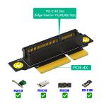 Reverse 90 Degree PCI-E 3.0 4X Slot To X4 Adapter Riser Card For 1U Server Case