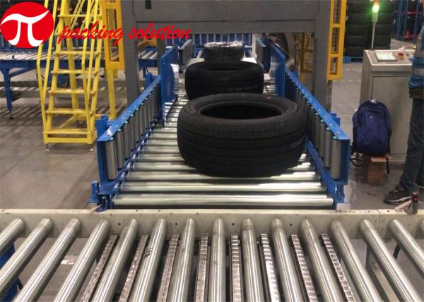 High Reliability Tire Packing Machine Automatic Horizontal Tyre Wrapping Machine