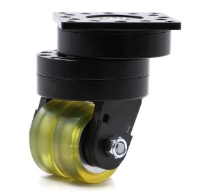 Buy cheap Industrial 600kg 6 Inch plate Agv Casters Wheels High Impact Strength product
