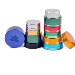 China Metal Plastic Cosmetic Jar Lids 45mm Custom Made Bottle Caps For Wide Mouth Bottle on sale