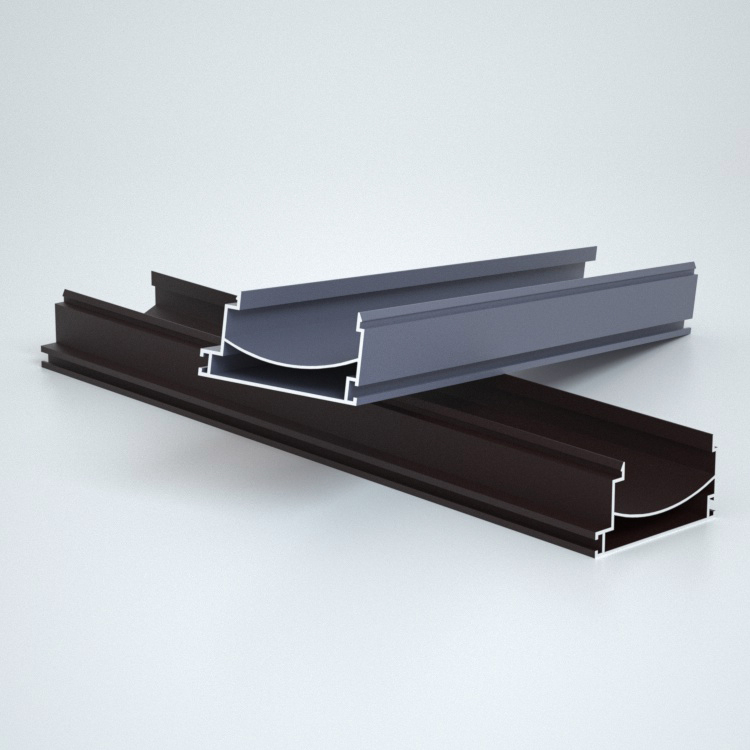 1.4MM Thermal Powder Coated Aluminium Frame Middle Fixed Profile