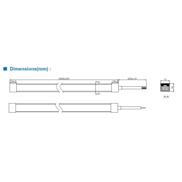 3535 LED Strip Neon Flex 24V Full Color 120 Degree Beam Angle