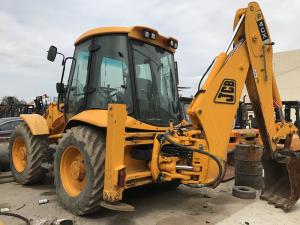 China 2014 Year Used JCB 4CX Backhoe Loader 100hp Engine Power 4 Wheel Driving on sale