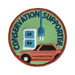 120D Cotton Woven Environmental Patches Hook And Loop Backing