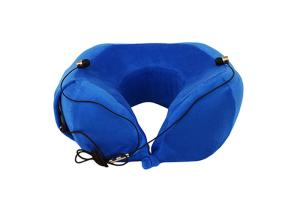 Custom Car Memory Foam Neck Pillow , Portable Personalized Mesh Cover Headrest