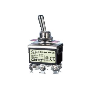 China 6 Pin DPDT 250V 15A ON-ON Black,Heavy Duty Toggle Switch.C522B,Rohs on sale