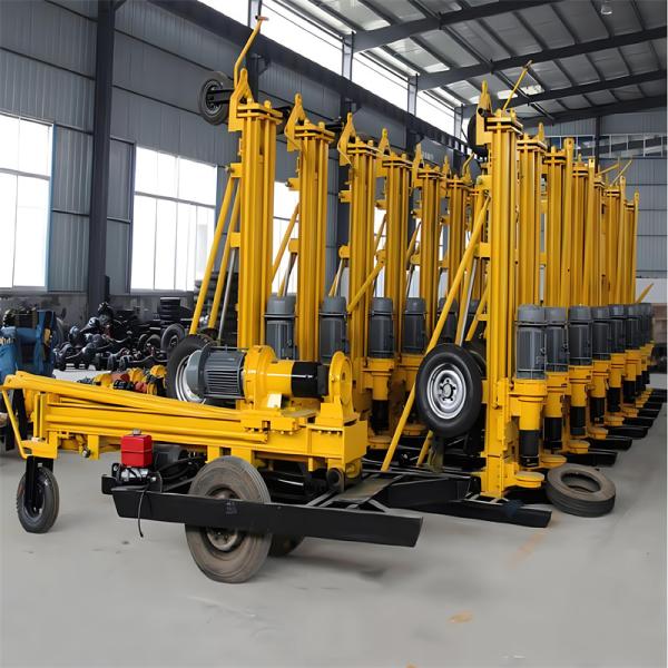 DTH Hammer Blast Hole Drill Rigs Crawler Mounted Open Air Split Type