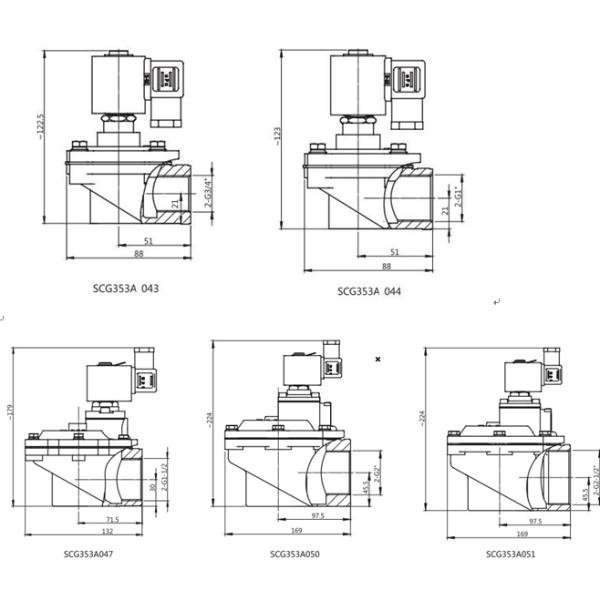 In Line Pulse Jet Valve