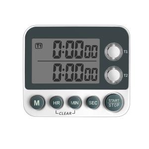 China Magnetic Dual Digital Timer Cooking Countdown Timer Kitchen Baking Tools on sale