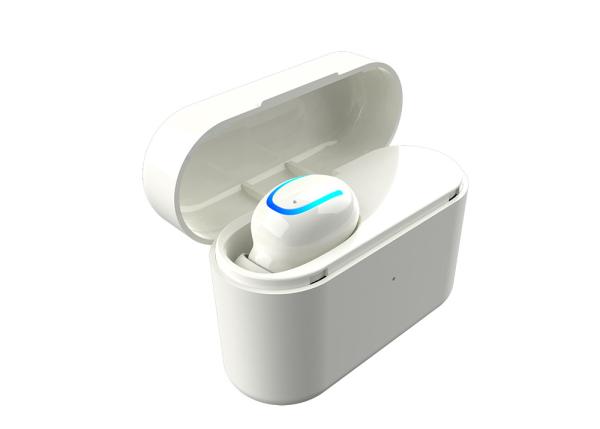 Mono Bluetooth Headphone,Smartphone Bluetooth Headset , T5 Version ,While Black