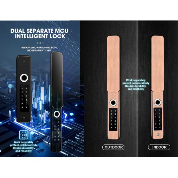 FL19 Waterproof Smart Locks Fingerprint Password Aluminium Alloy
