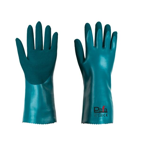 Construction Workers Long Cuff Chemical Resistant Gloves