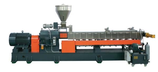 Customized Plastic Extrusion Machine 6mm Wire Granulating Plastic Extrusion