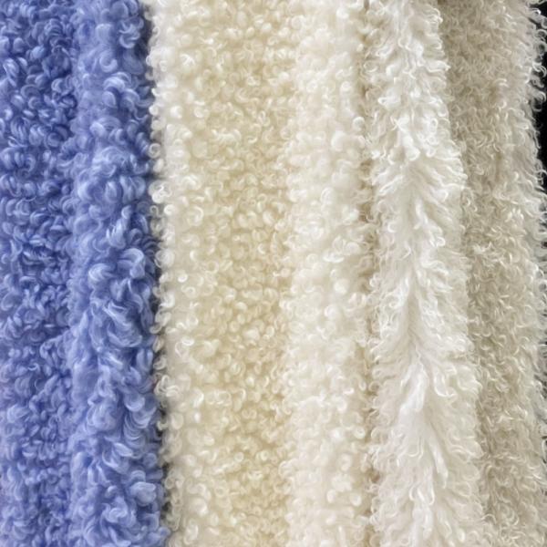 Quality Plush Fabric 100% Polyester Imitation Wool Fabric for Garments Min Order 500 Meters for sale