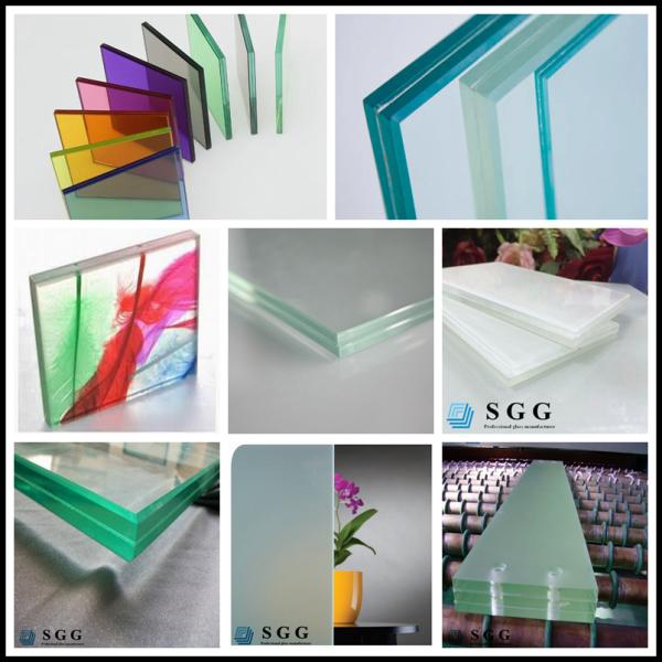 high quality laminated glass used for ceiling glass