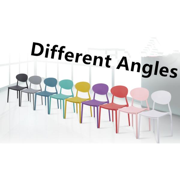 Modern PP Plastic Conference Chairs Stackable For Office Meeting Room